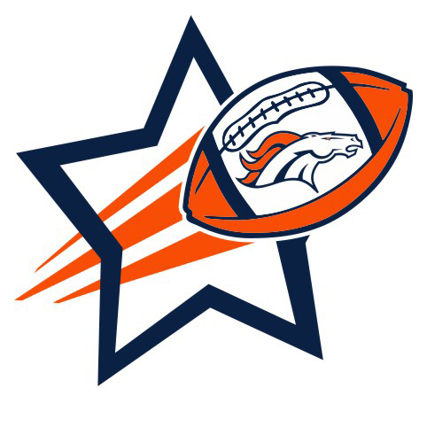 Denver Broncos Football Goal Star logo iron on paper